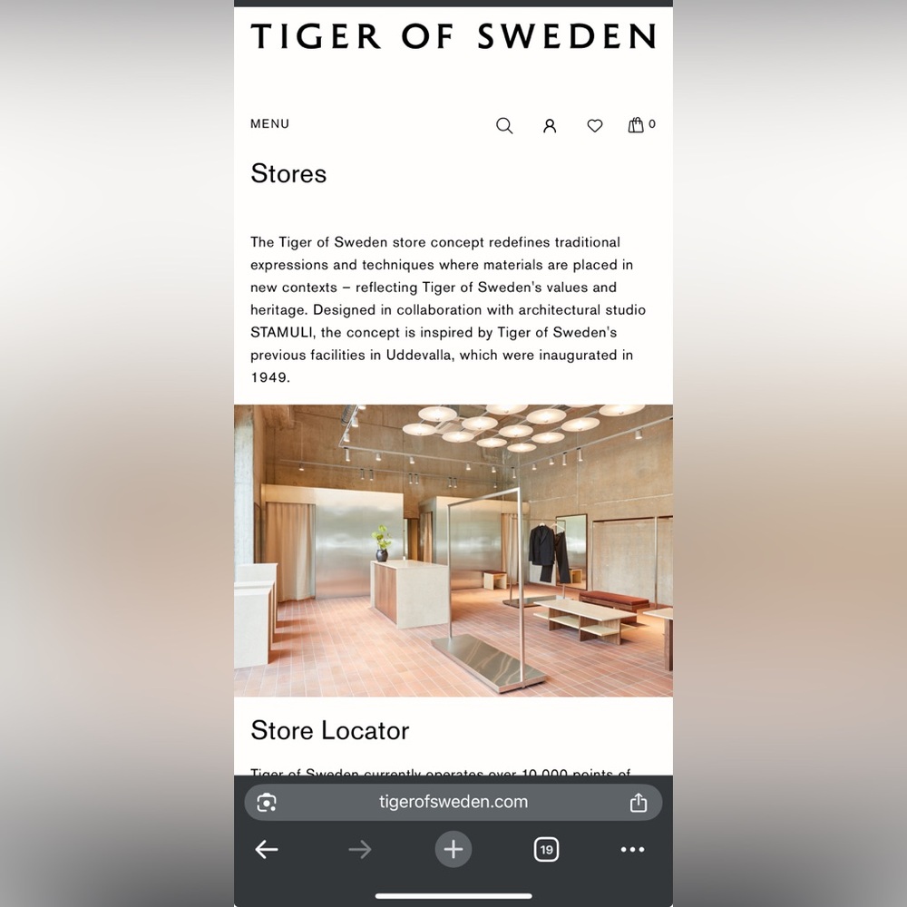 Tiger of Sweden Gray Dress Shirt